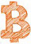 Icon Bitcoin B für die Blockchain